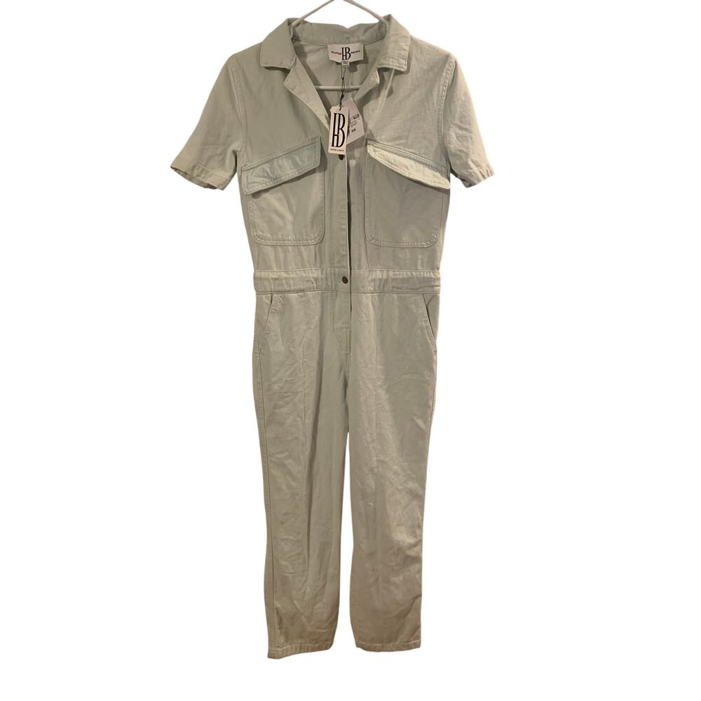 Hunter Brown Forever 21 Jumpsuit Denim Boilersuit Utility Sloucy Womens SZ XS